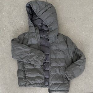 Uniqlo Kids Puffer Jacket in Gray